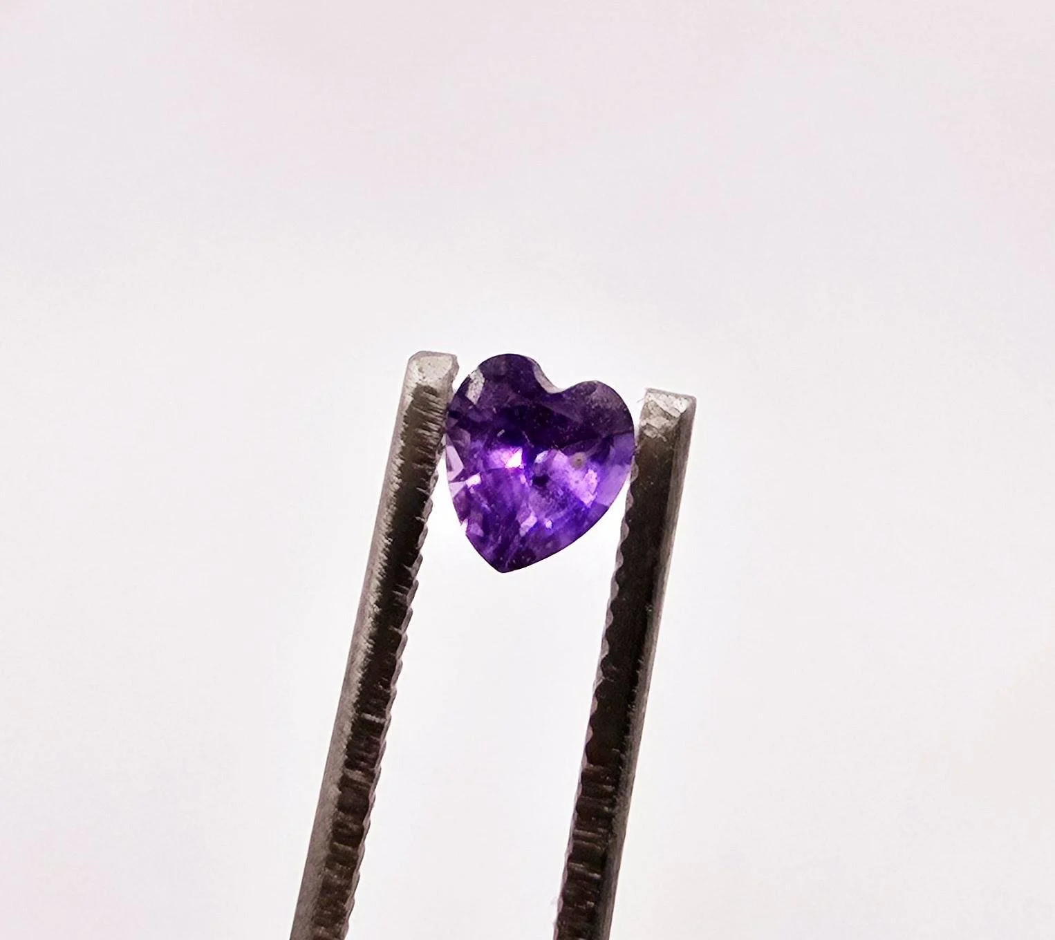 Heart Cut Ceylon Purple Sapphire 0.23 carat