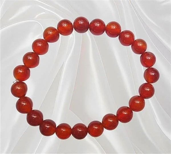 Bracelet extensible en pierres Cornaline