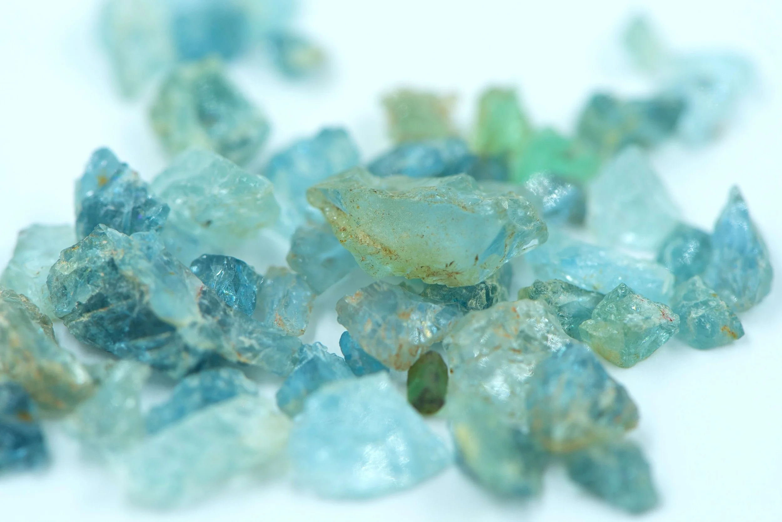 Lot of Natural Rough Brazilian Paraiba Tourmaline 41.25 carats