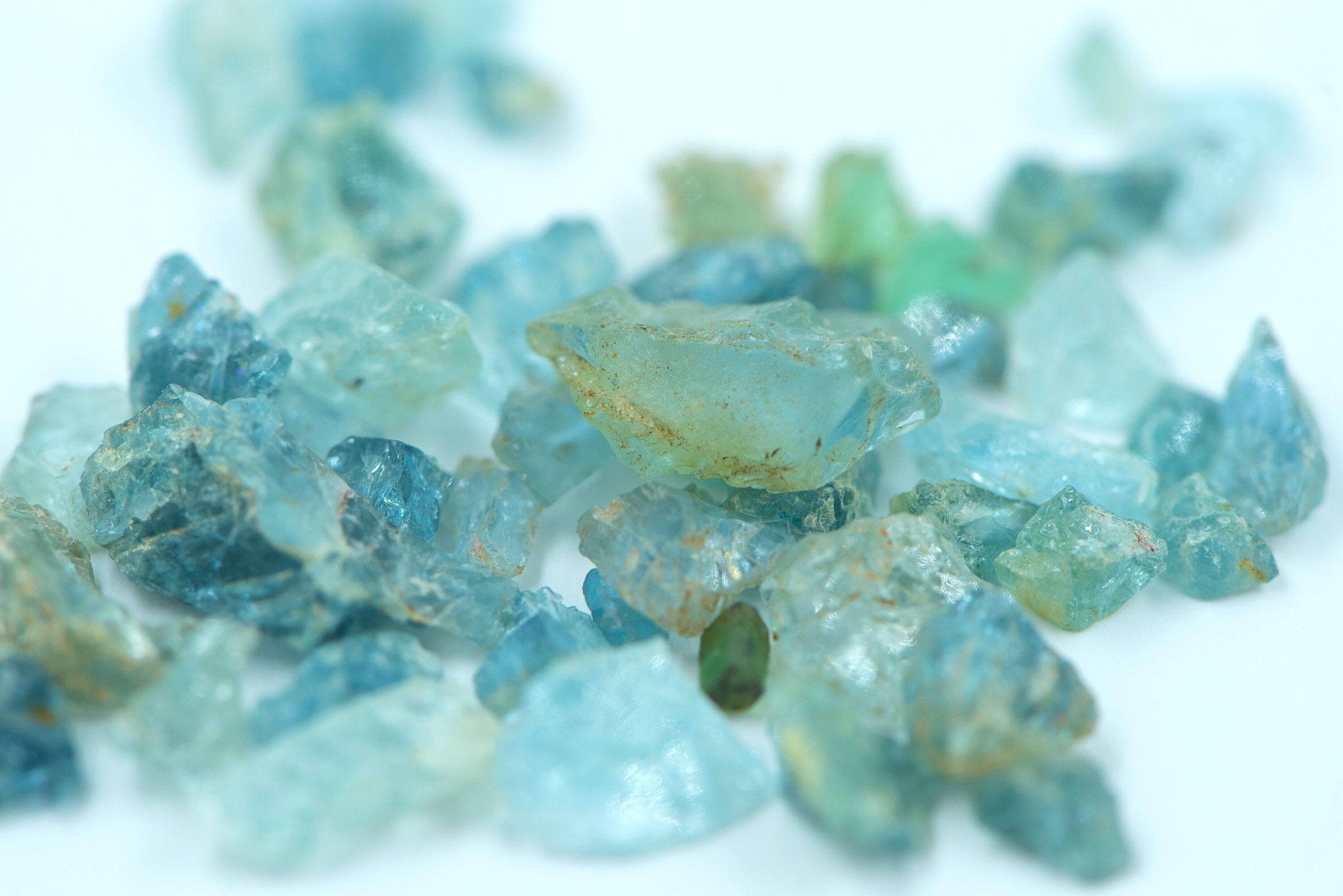 Lot of Natural Rough Brazilian Paraiba Tourmaline 41.25 carats