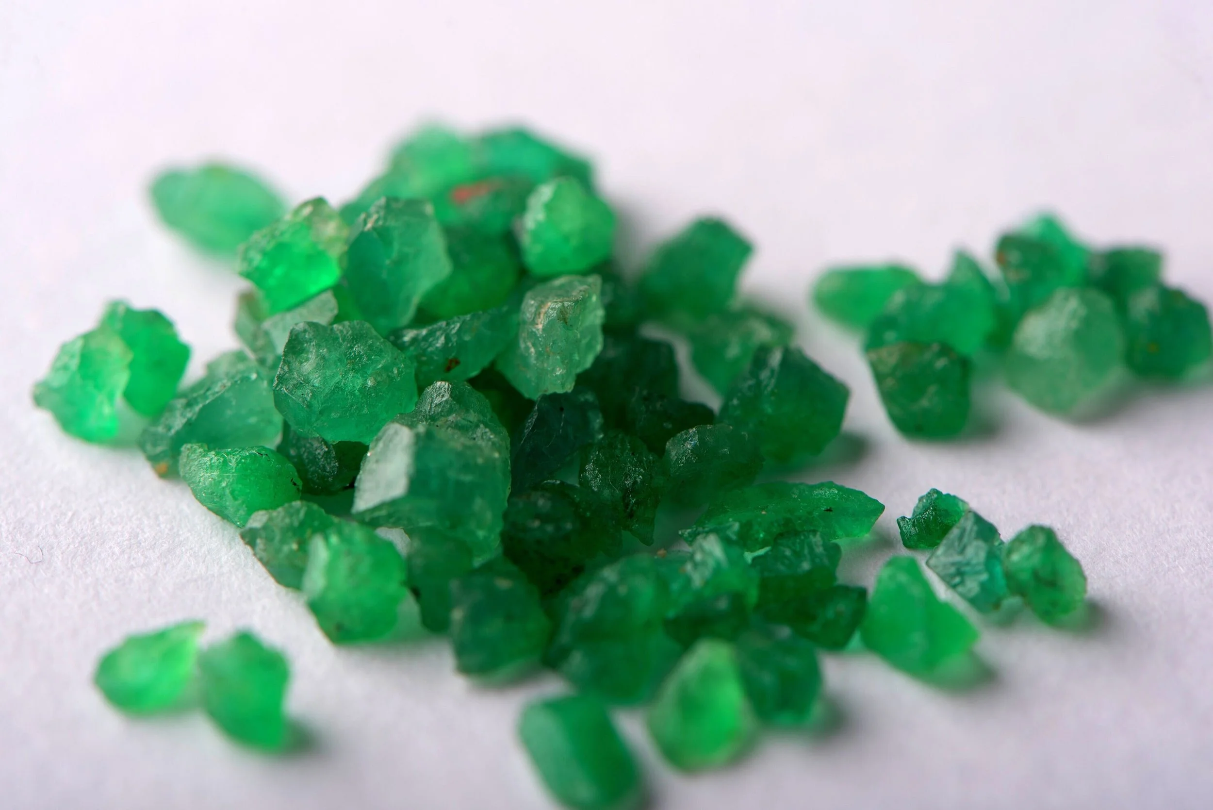 Lot of Faceting Quality Rough Emerald 36.55 carats