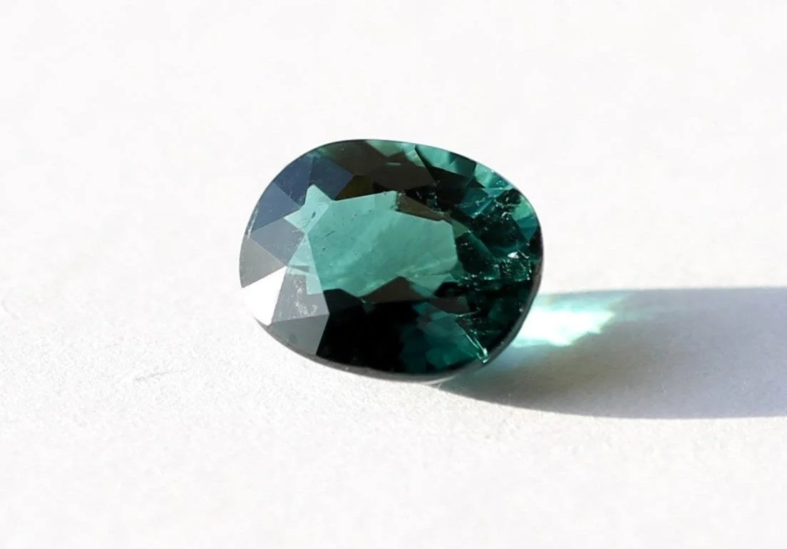 Greenish Blue Sapphire 1.39 carat
