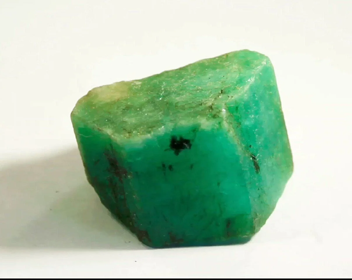 Natural Rough Emerald 41.00 carats (Specimen) Certified Gem (Gemological Certificate)