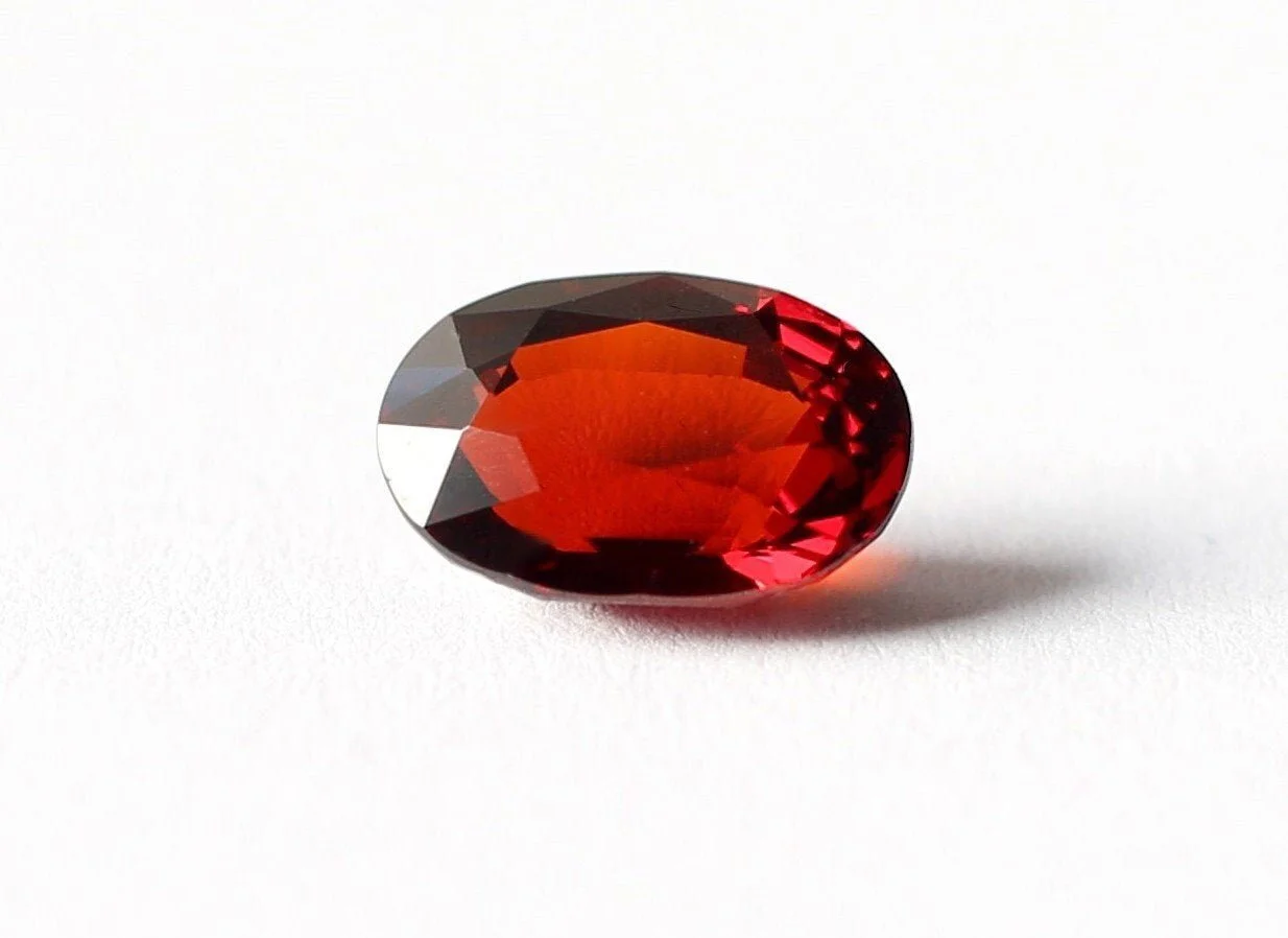 Orange Red Spessartite Garnet 3.91 carats