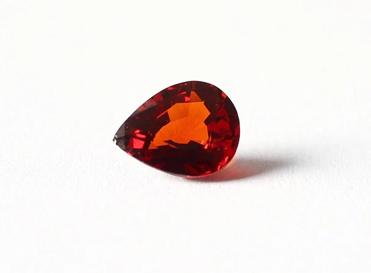 Orange Red Spessartite Garnet 2.25 carats