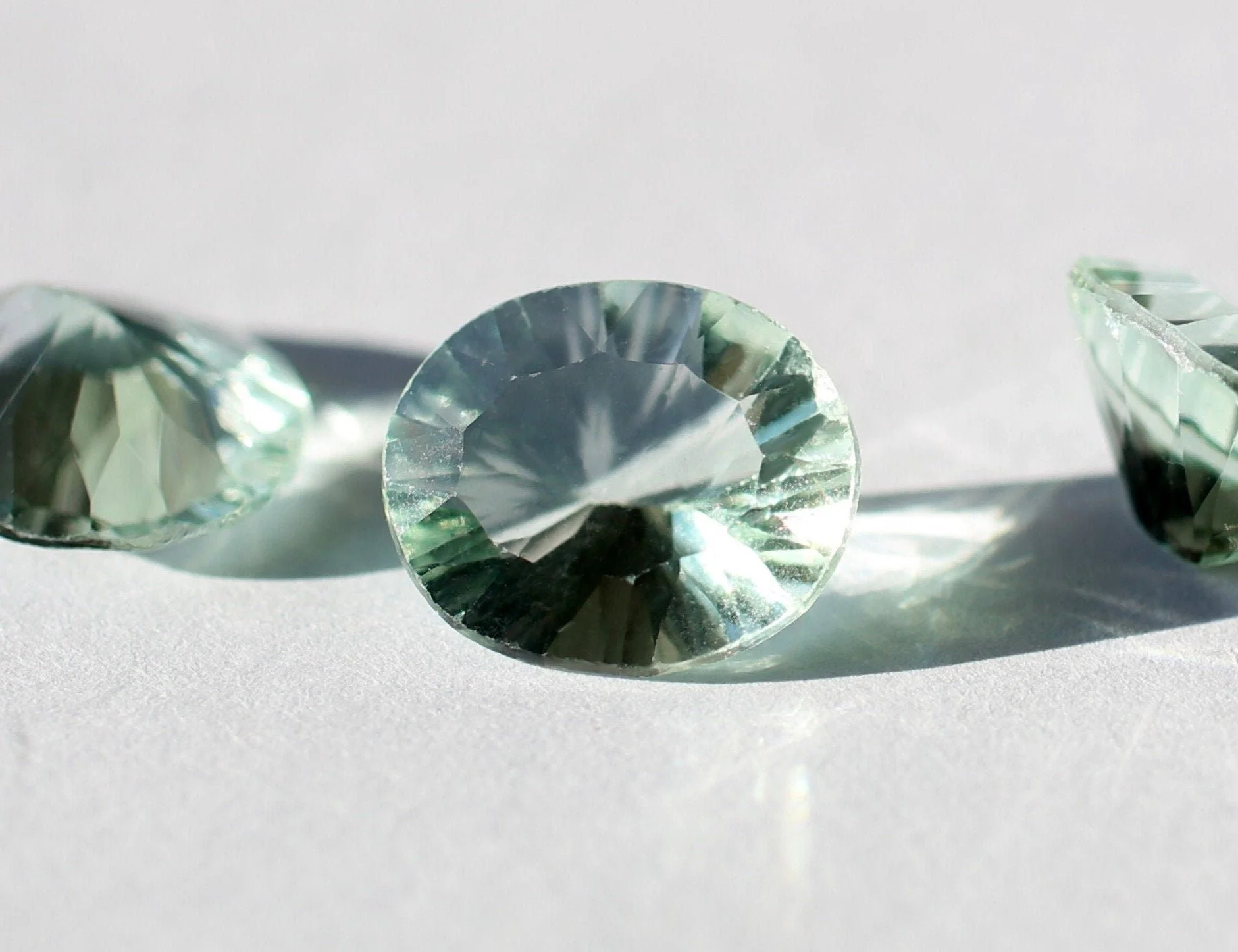 Fluorite Concave Cut 4.00 carats