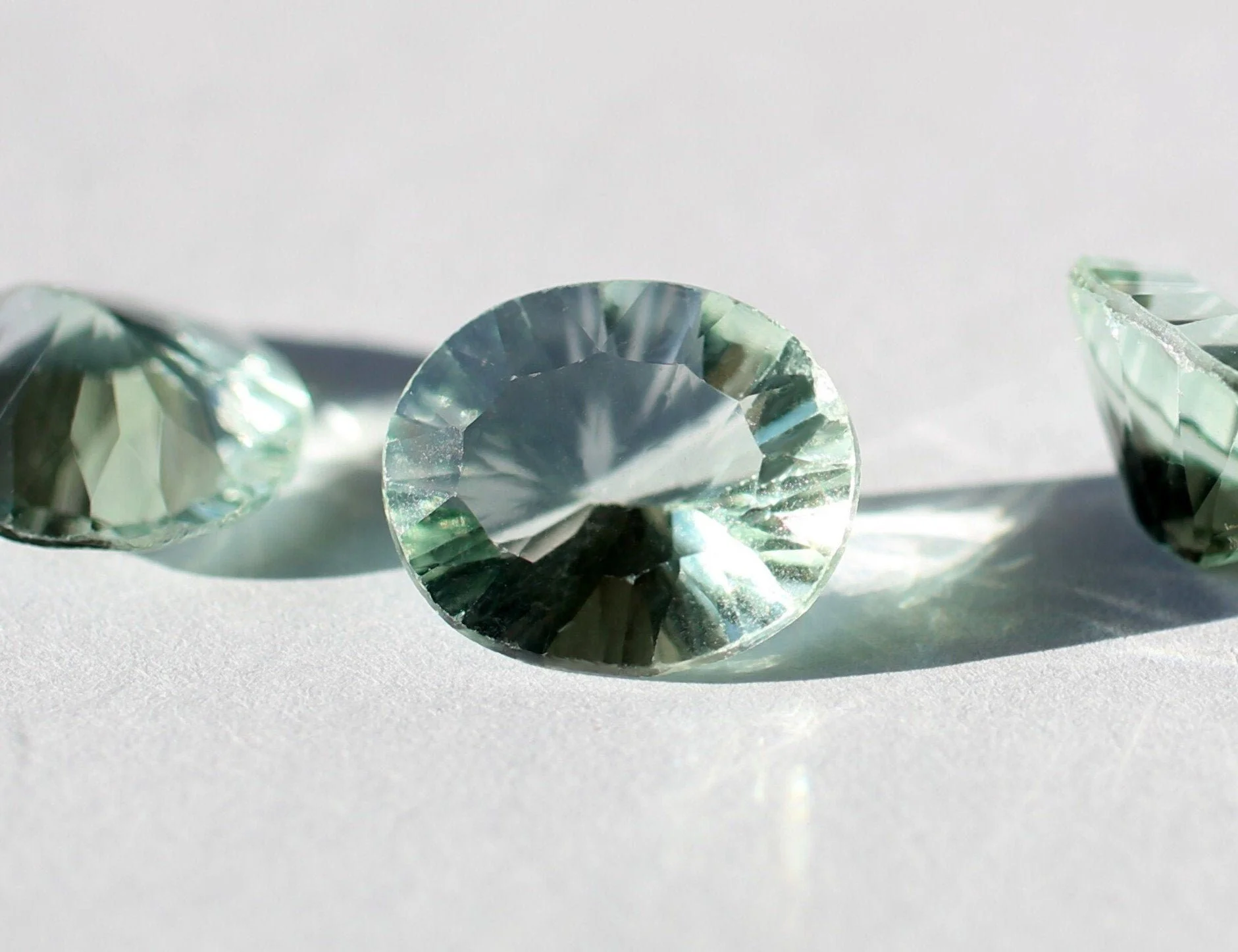 Fluorite Concave Cut 4.00 carats