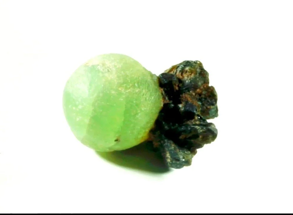 Prehnite Spécimen 20 grams Certified Gem (Gemological Certificate)