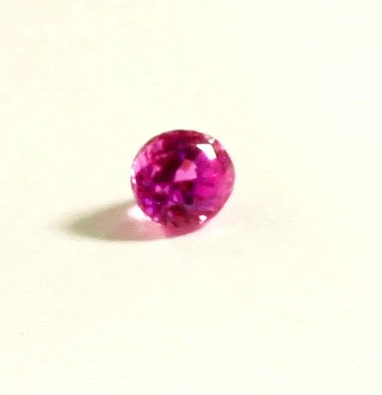 Natural Hot Pink Burma Sapphire 0.83 carat