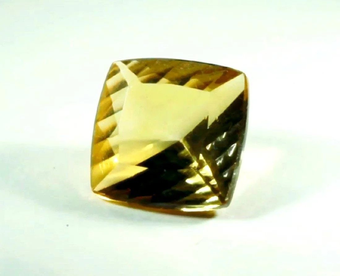 Citrine 9.76 carats Certified Gem (Gemological Certificate)