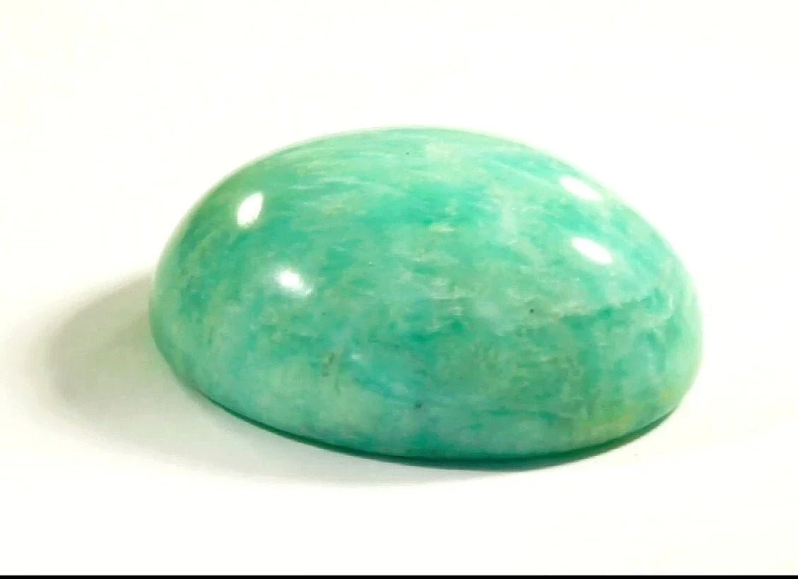 Amazonite 46.07 carats Certified Natural Gem (Gemmological Certificate)