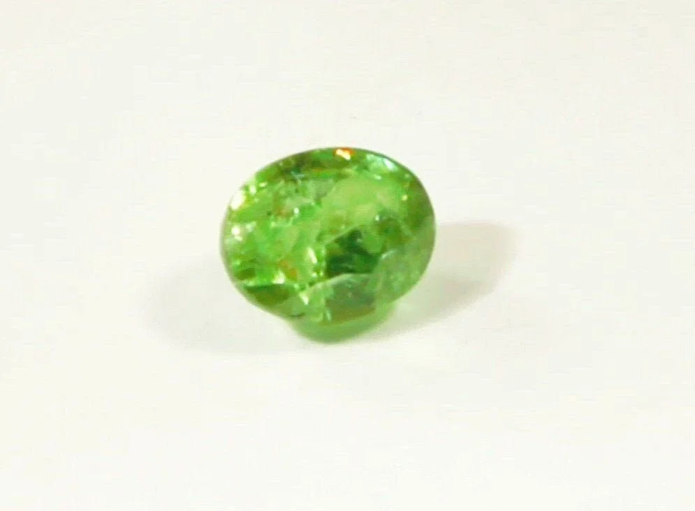 Demantoid Garnet 0.51 carat Certified Gem (Gemological Certificate)