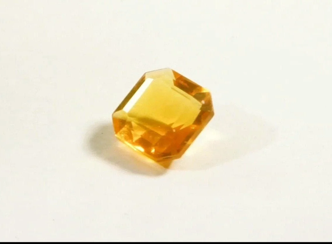 Fire Opal 0.71 carat Certified Gem (Gemological Certificate)