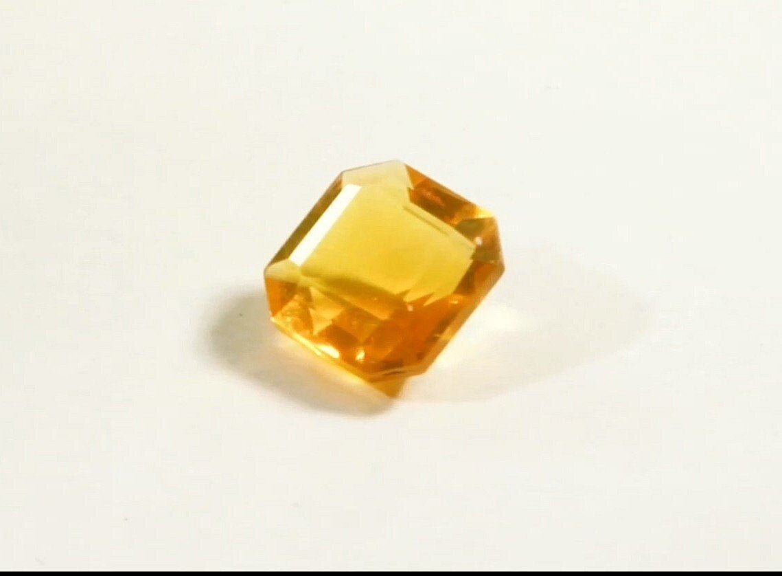 Fire Opal 0.71 carat Certified Gem (Gemological Certificate)