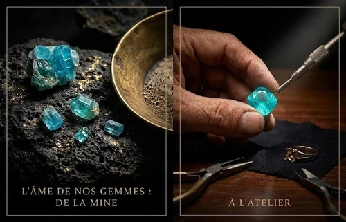Le voyage de la gemme : de la mine à l'atelier
