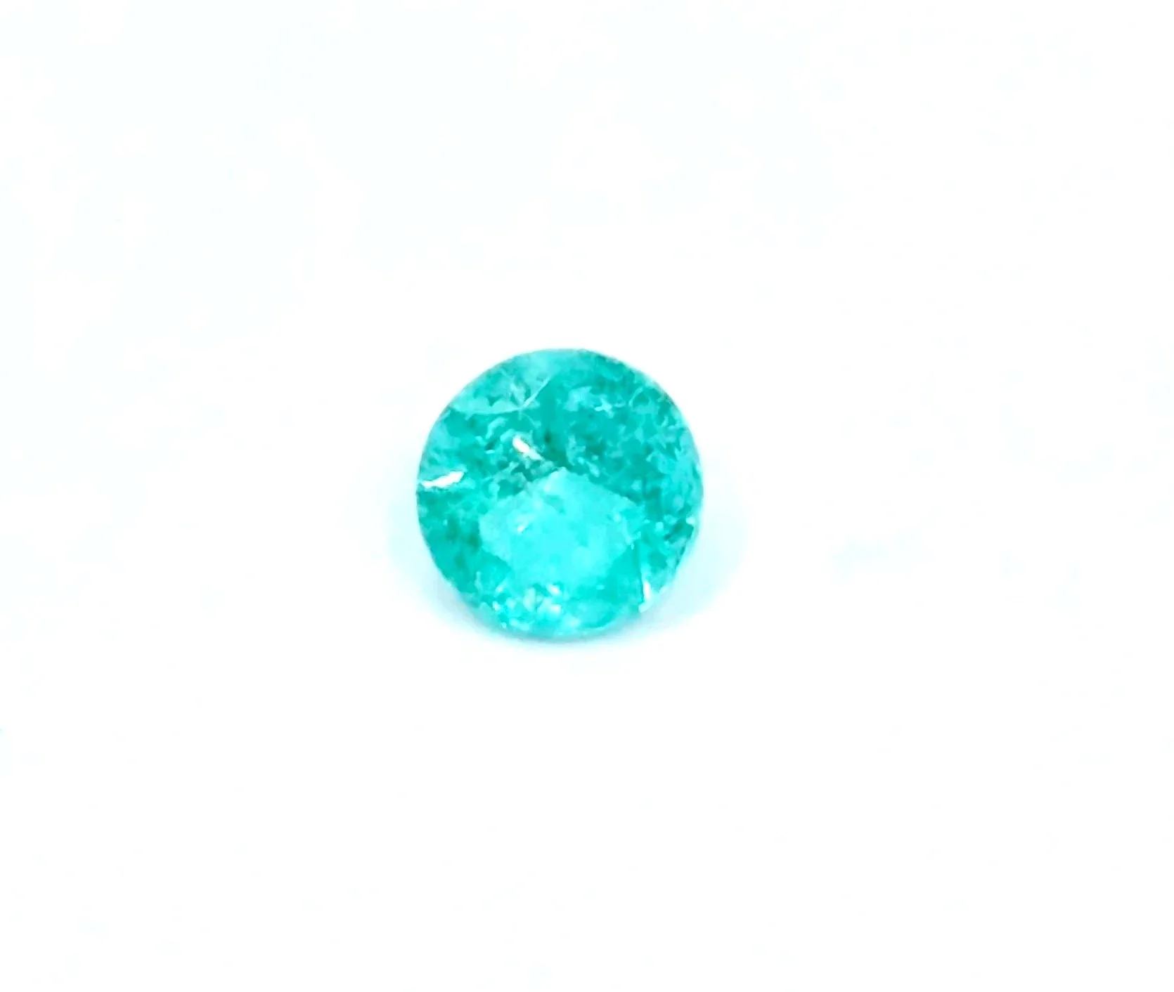 Brazilian Paraiba Tourmaline 0.18 carat Certified Gem (Gemological Certificate)