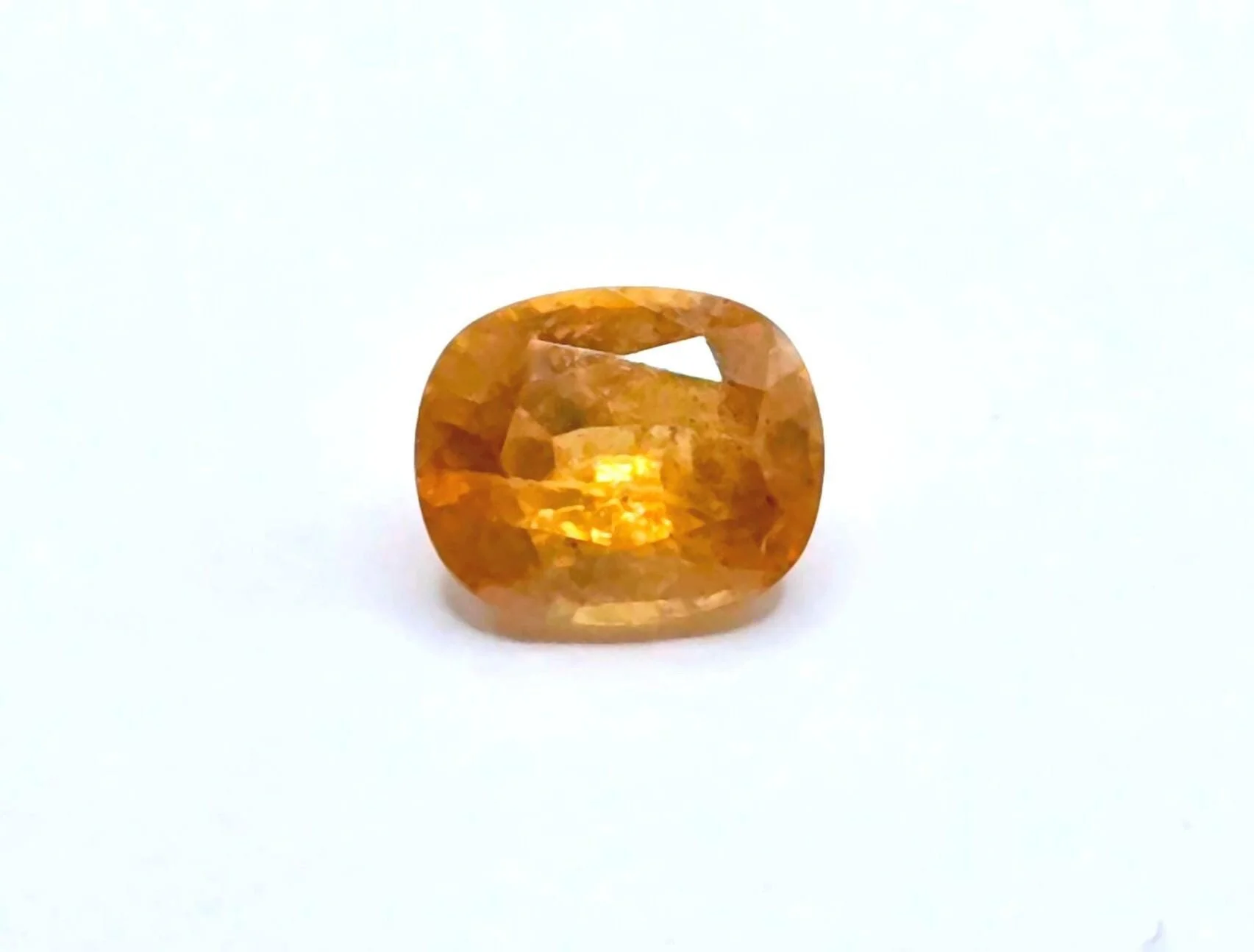Natural Vivid Orange Yellow Sapphire  0.82 carat No Heated