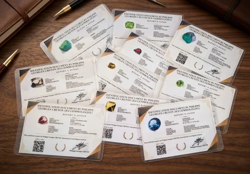 Certificats d'Expertise Gemmologique