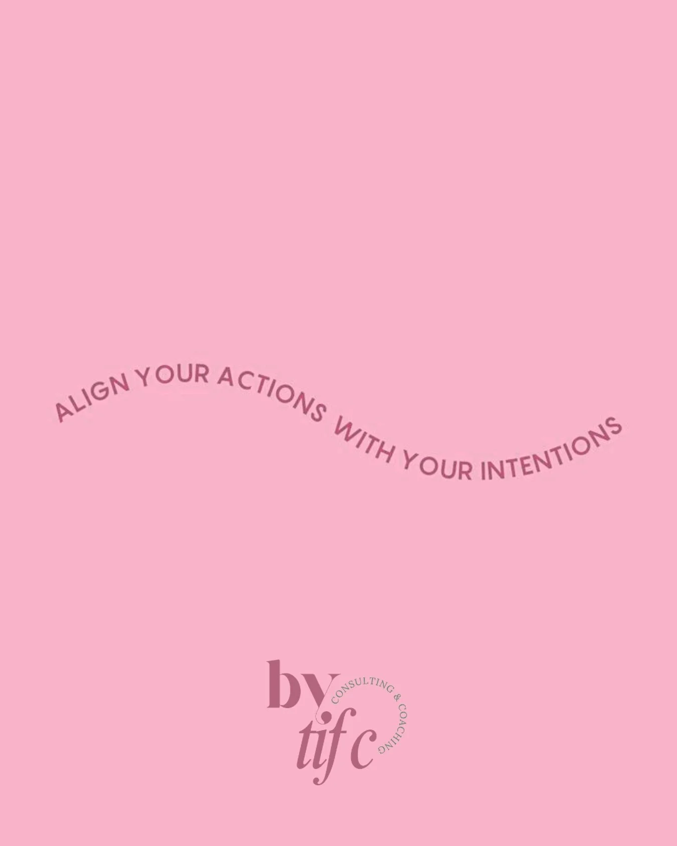 Alignment isn&rsquo;t about being perfect.

It&rsquo;s about making sure your daily choices reflect the life you&rsquo;re trying to build.

When your actions support your values, confidence grows naturally.

Ask yourself today:
✨ What intention am I 