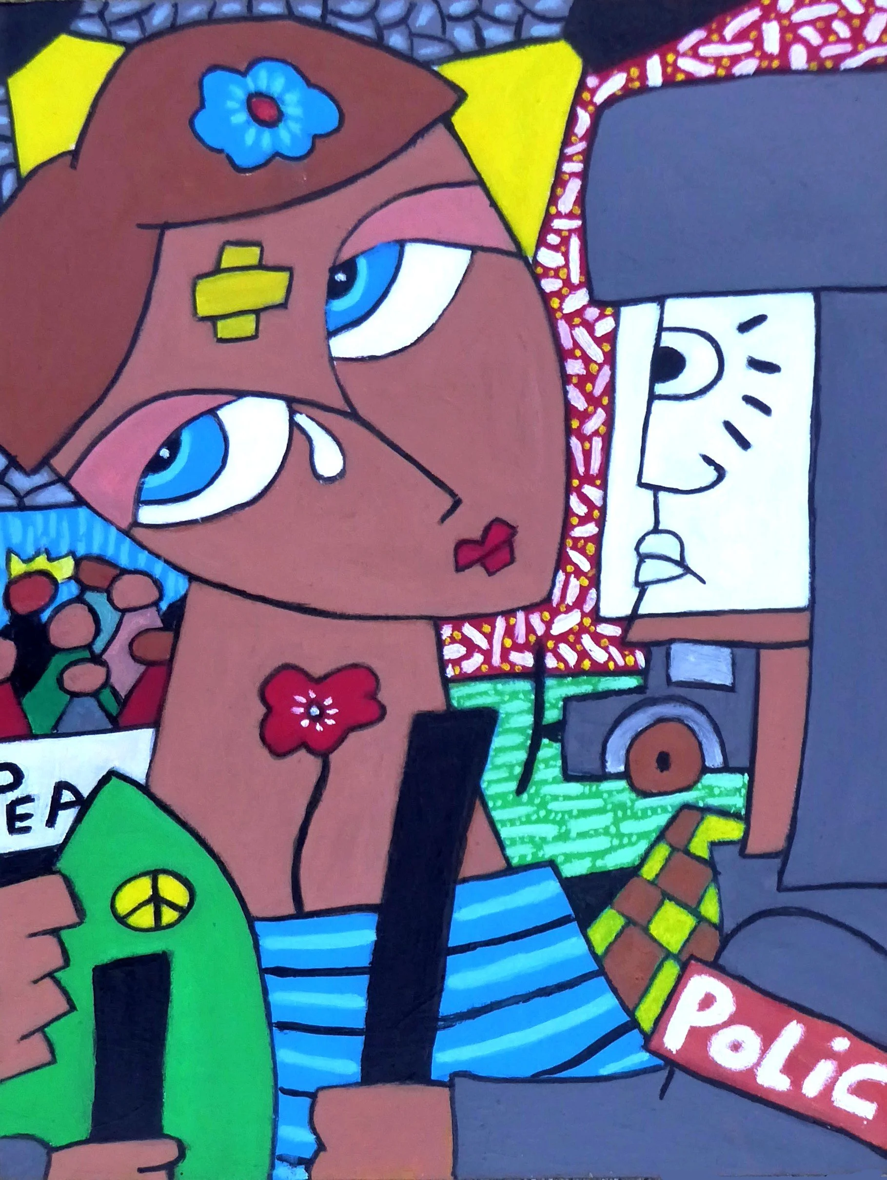 You're under arrest... 2026 (50cm x 65cm).JPG