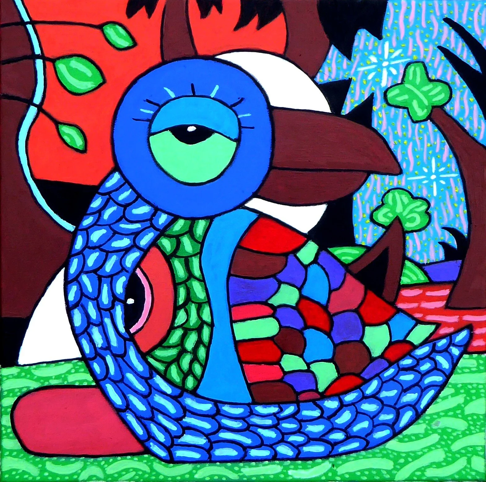 Pause (40cm x 40cm)