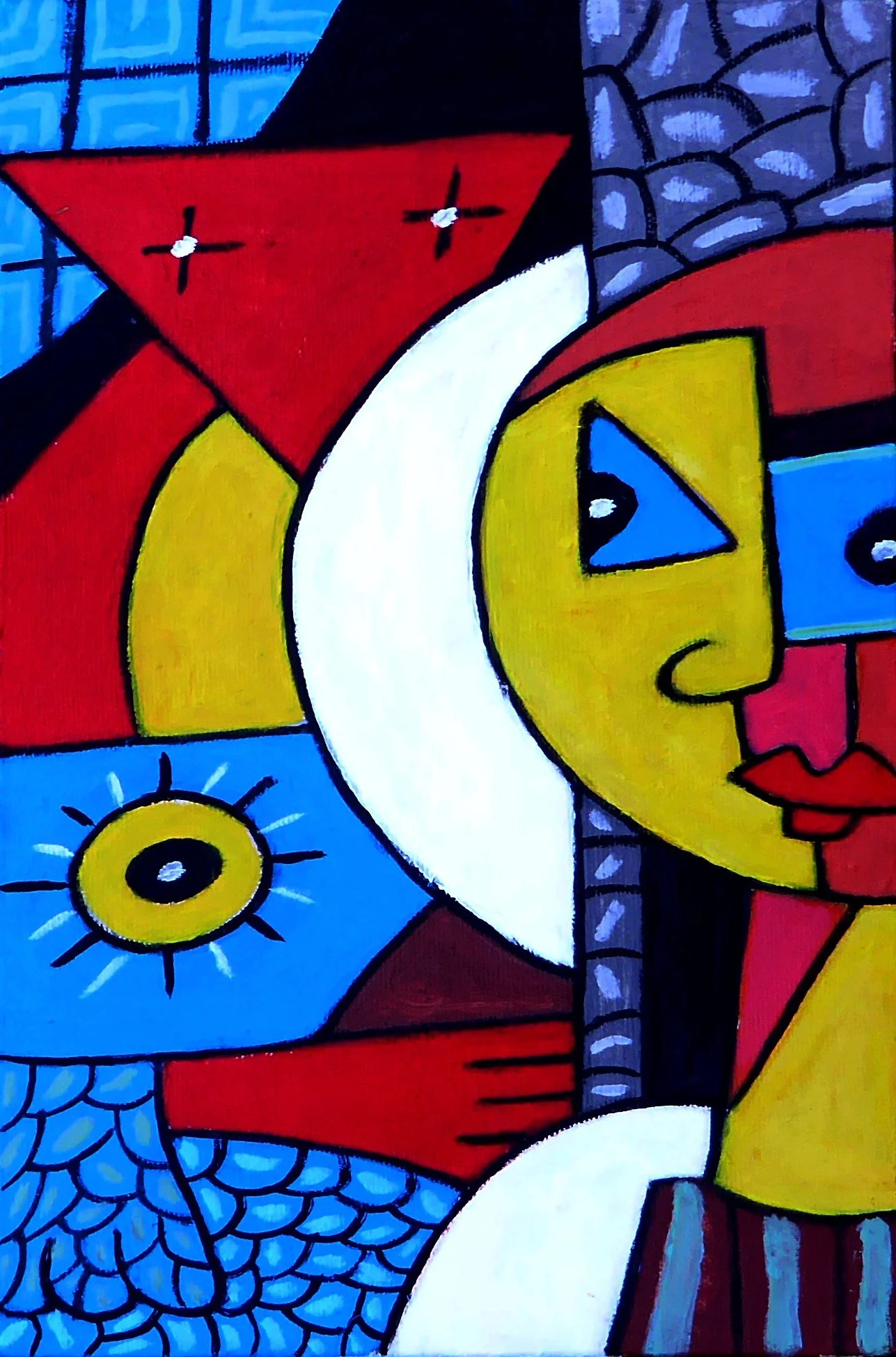 Camouflage (22cm x 34cm)