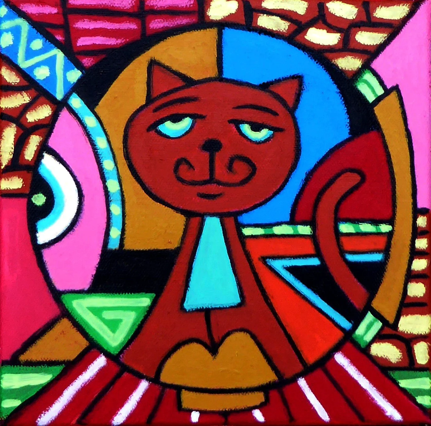 Wimc (where is my cat) (20cm x 20cm)