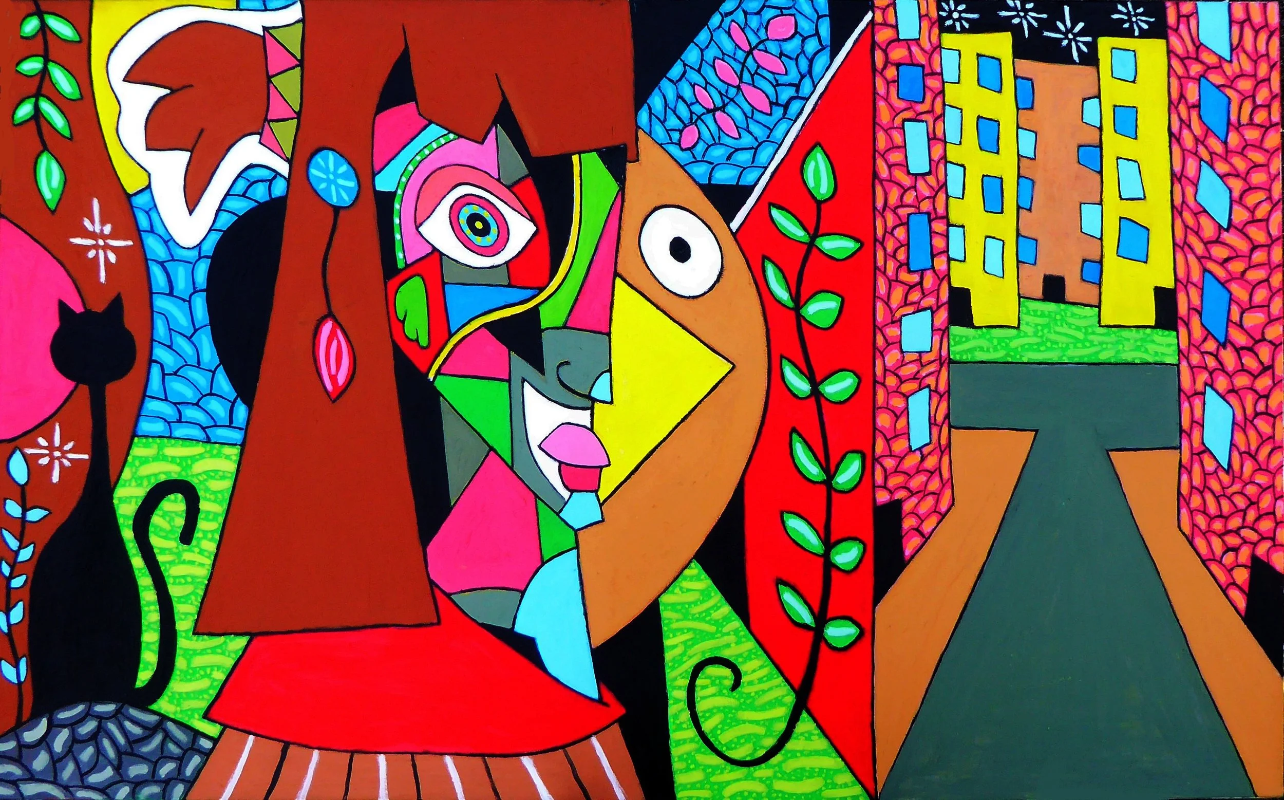 The poet and the dead city... 2026 (81cm x 130cm).JPG