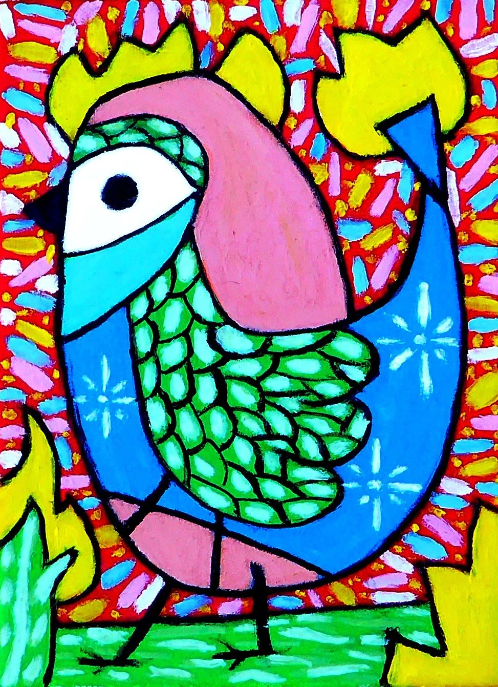 Burning bird... 2026 (18cm x 24cm).JPG