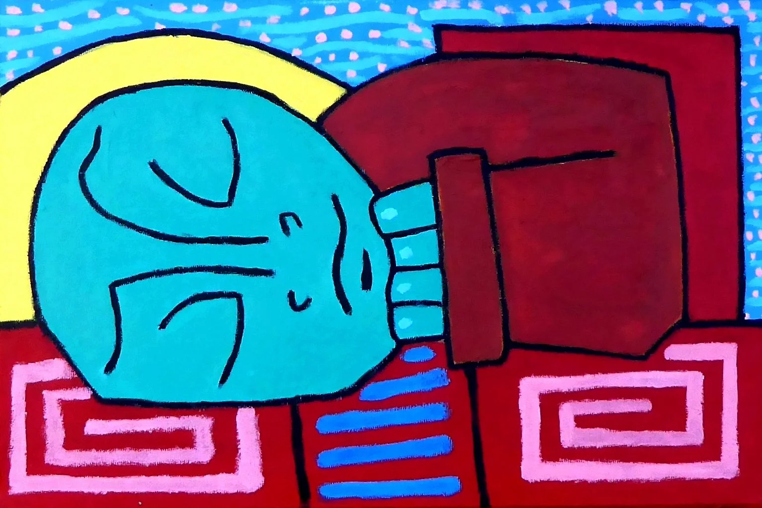 Sleeping  (22cm x 33cm)