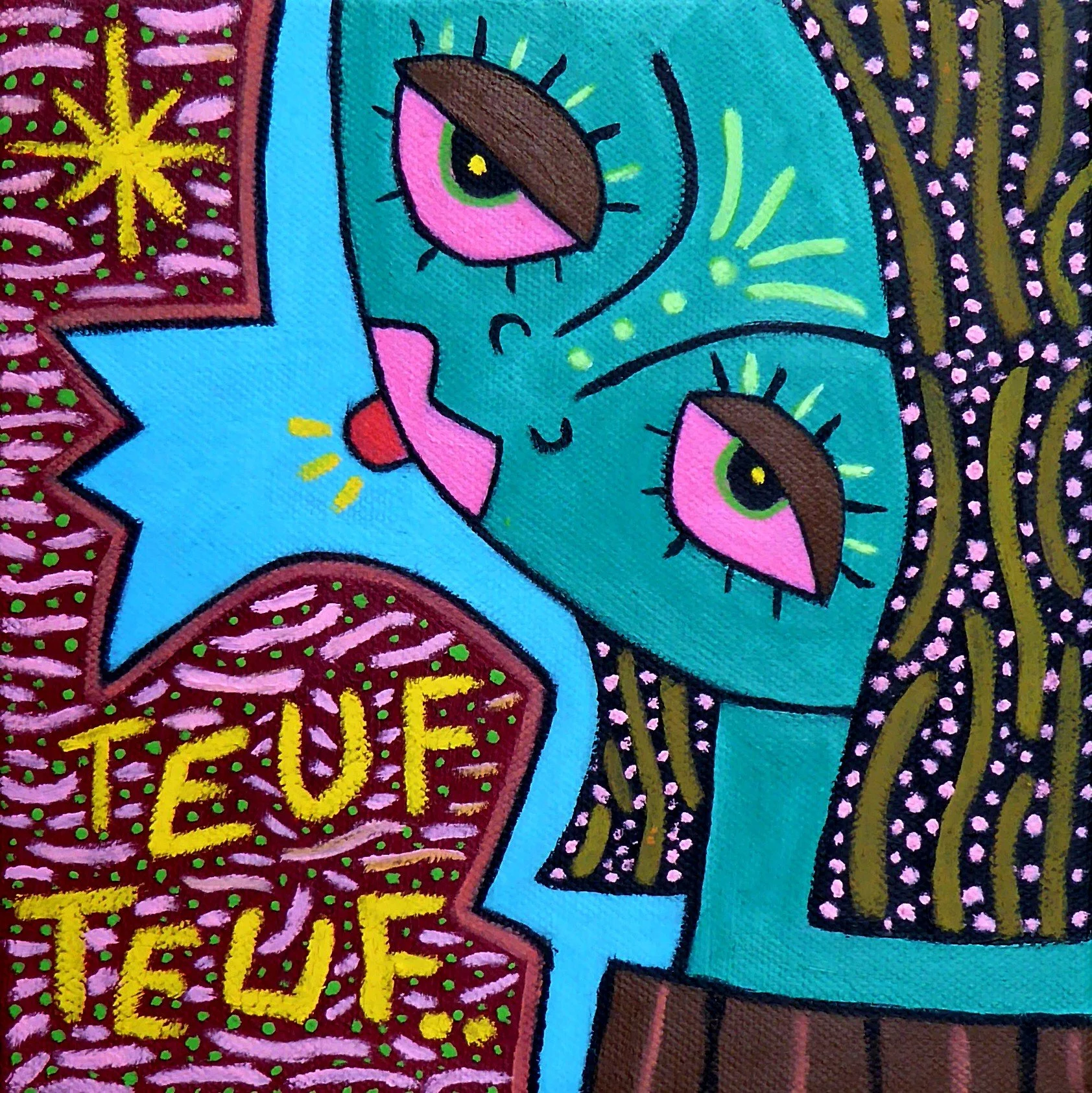 Virus song (20cm x 20cm)