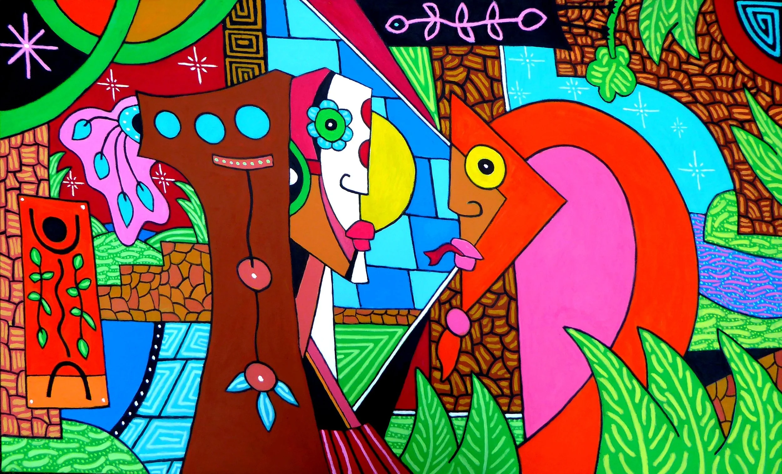 Poète, va falloir obtempérer (89cm x 146cm)
