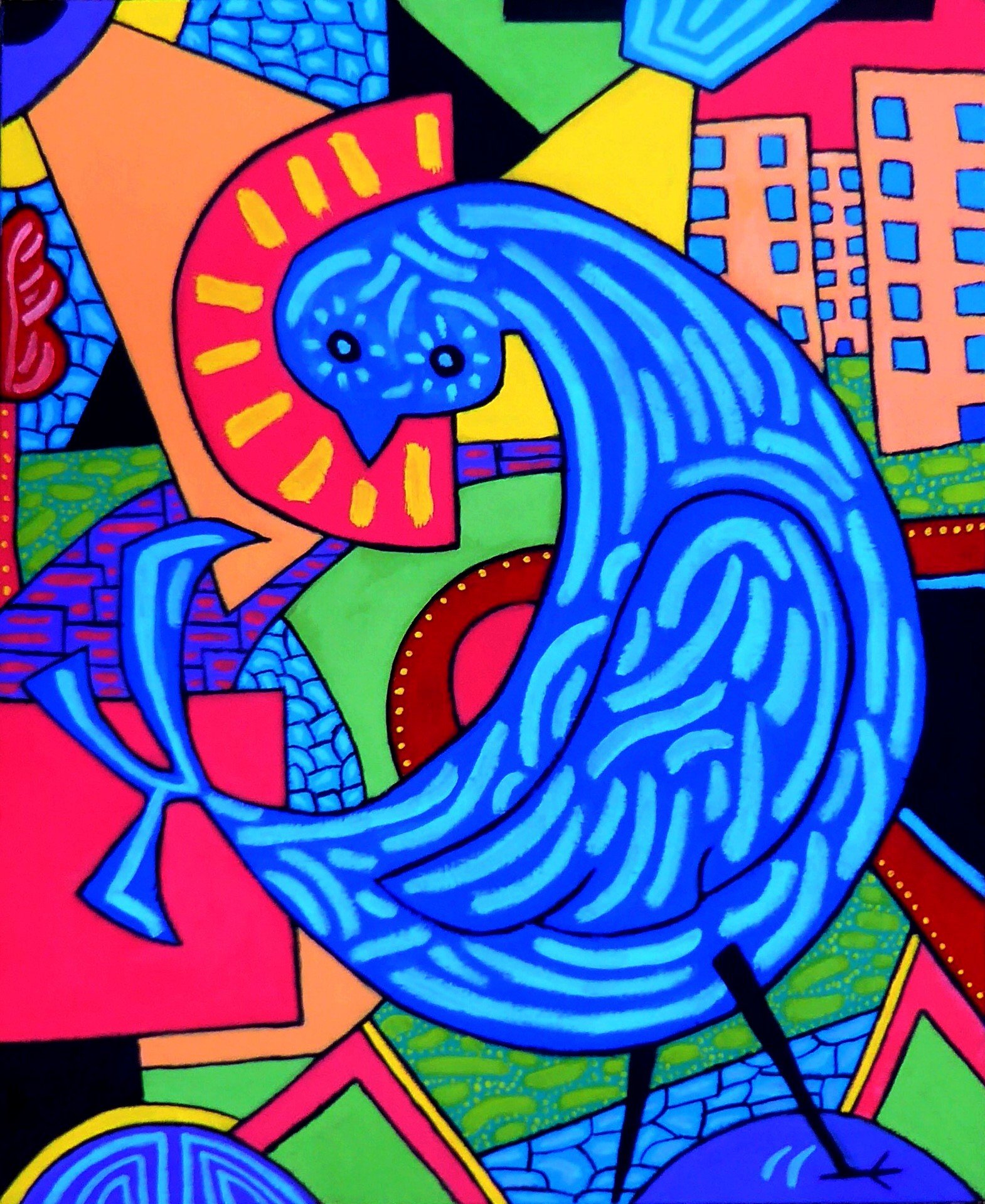 L'étau se resserre (50cm x 61cm)