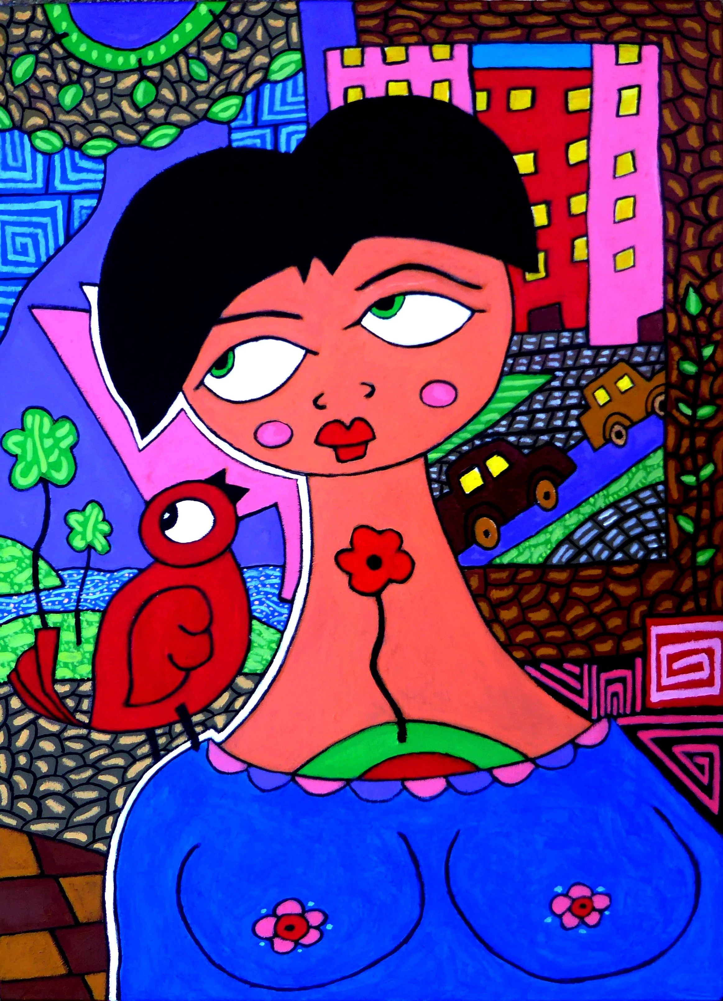 Tentation  (73cm x 100cm)
