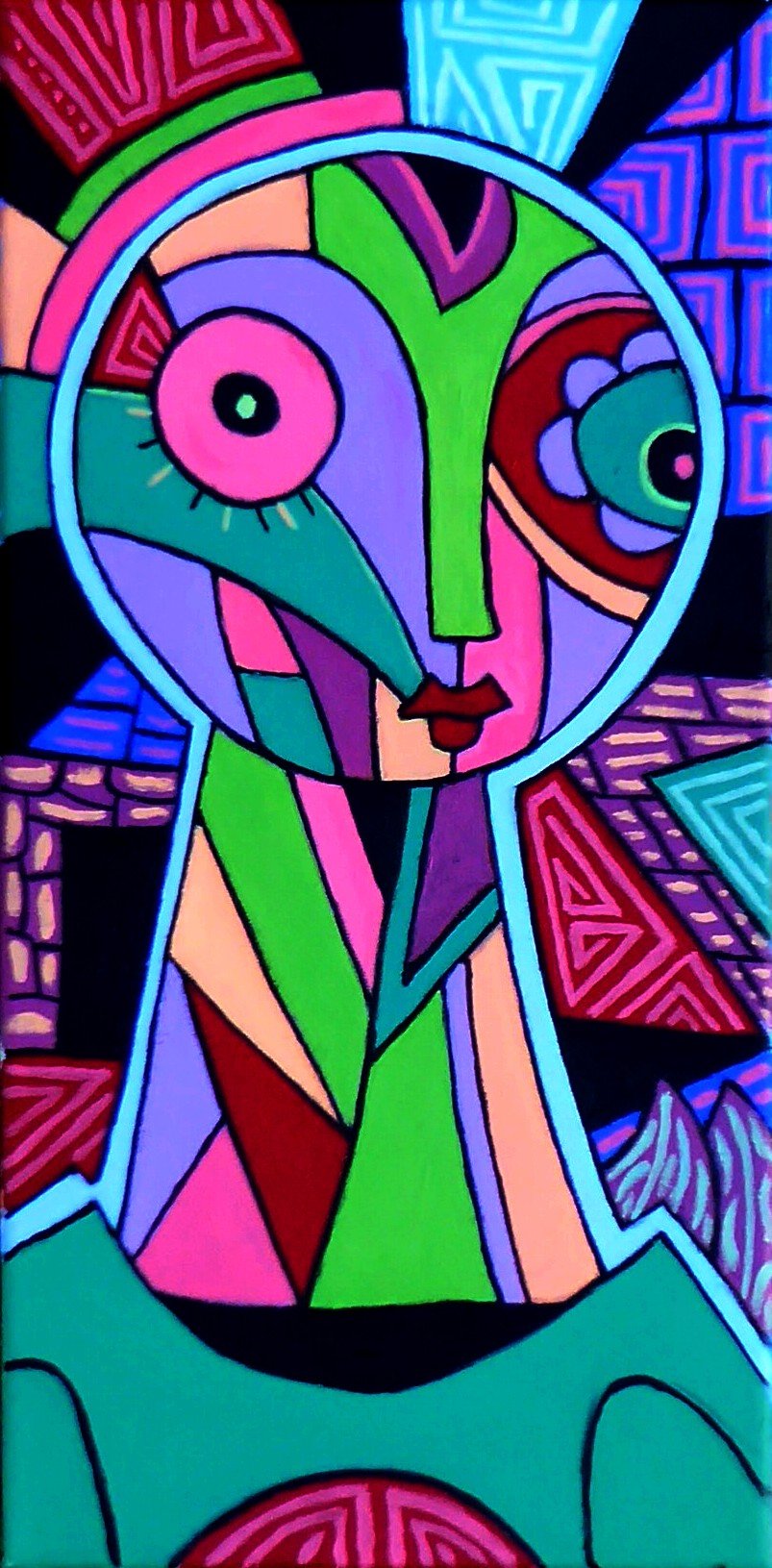Abstract boy (20cm x 40cm)