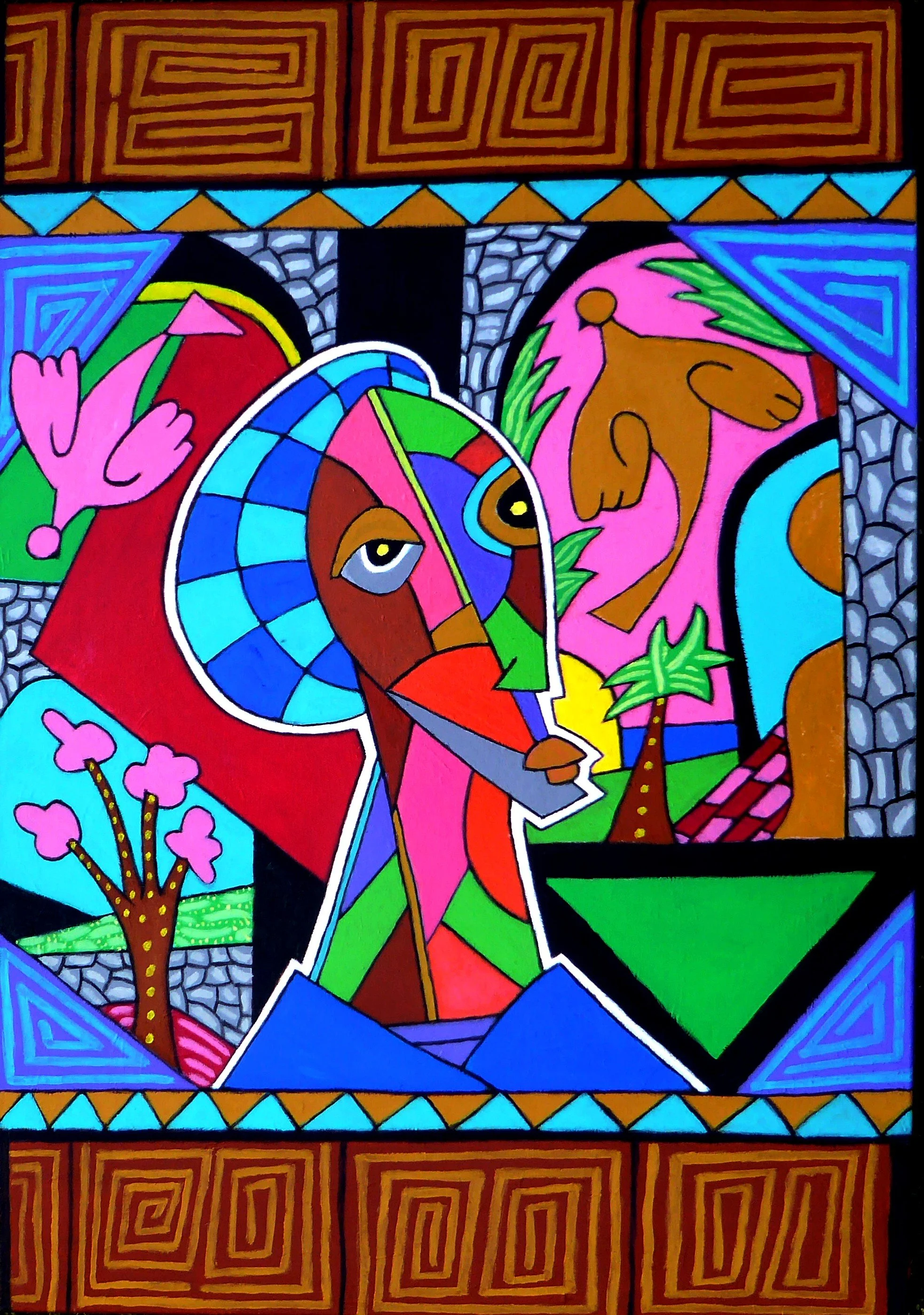 Ground nation in cinémascope  (81cm x 116cm)