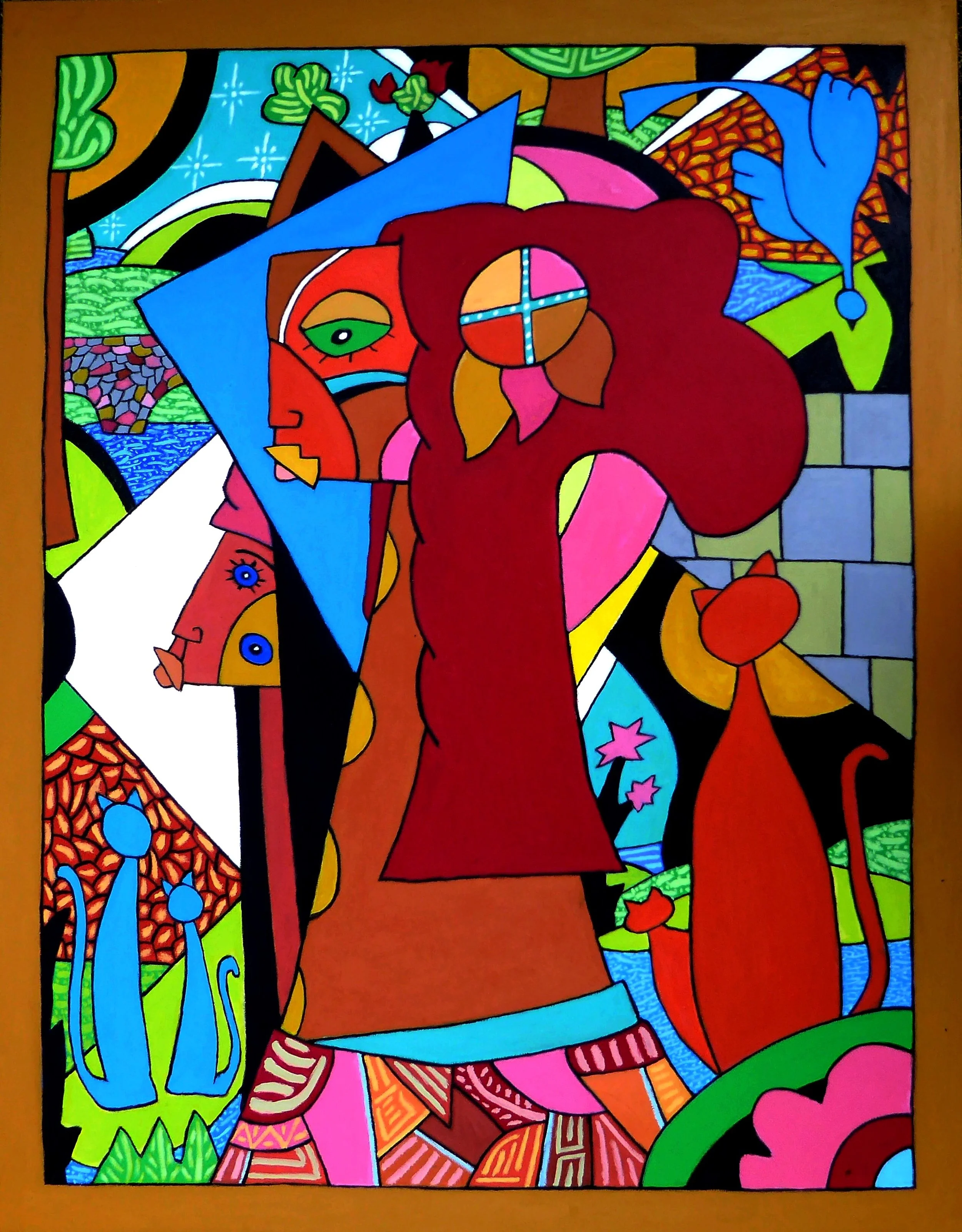 Tribal pride (114cm x 146cm)