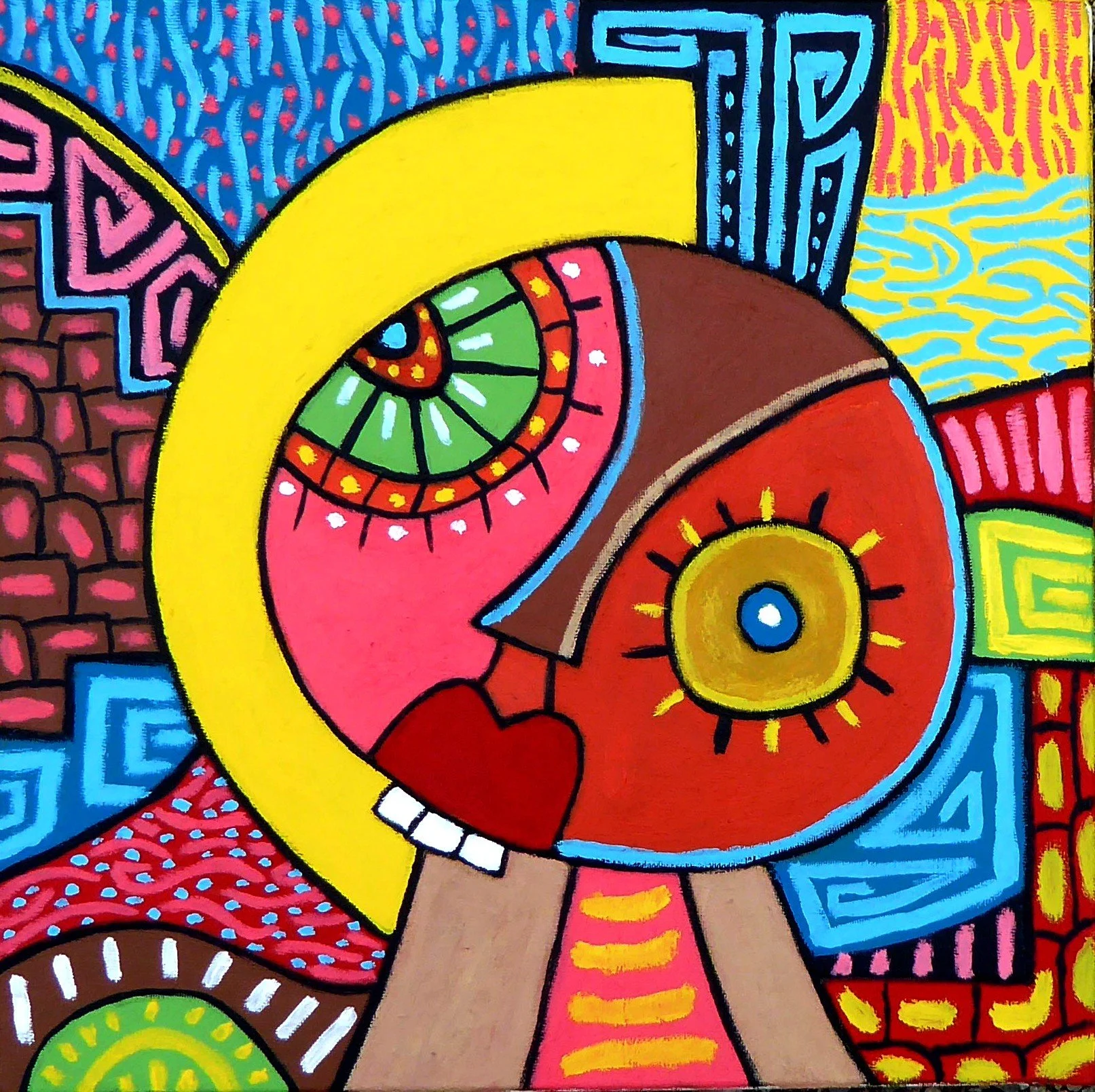 François cherche un sens  (30cm x 30cm)