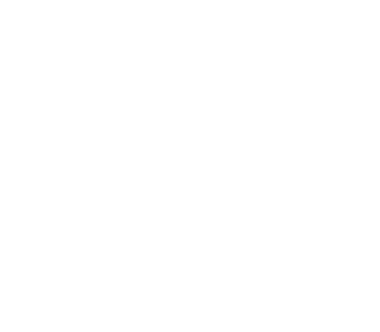 White paw print outline on a black background.