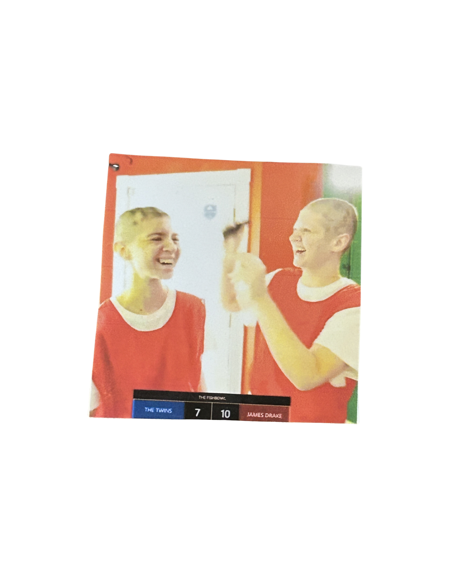 Bingo & Bongo Shaved Heads Collectible Signed Sticker