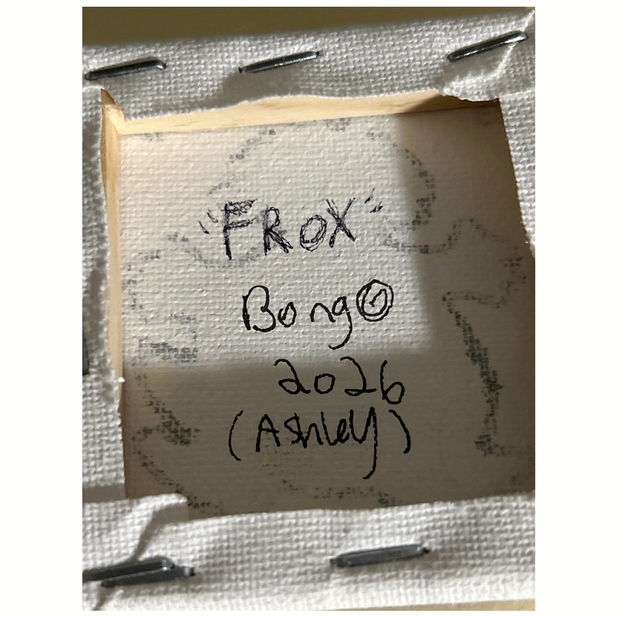 "Frox" Original Collectible Rare Art Character by Bongo Signed & Dated