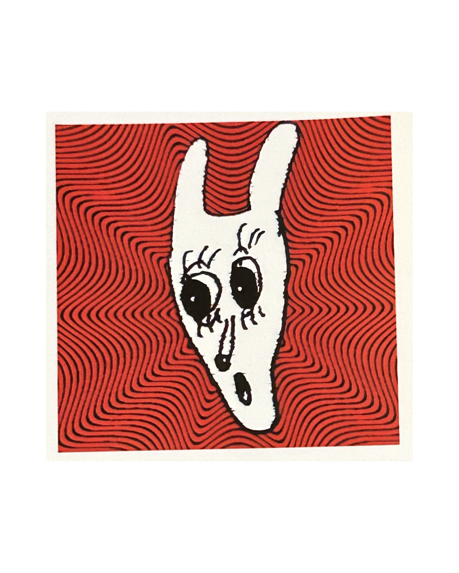 Bingo's Original Signed Art Design Collectible Sticker