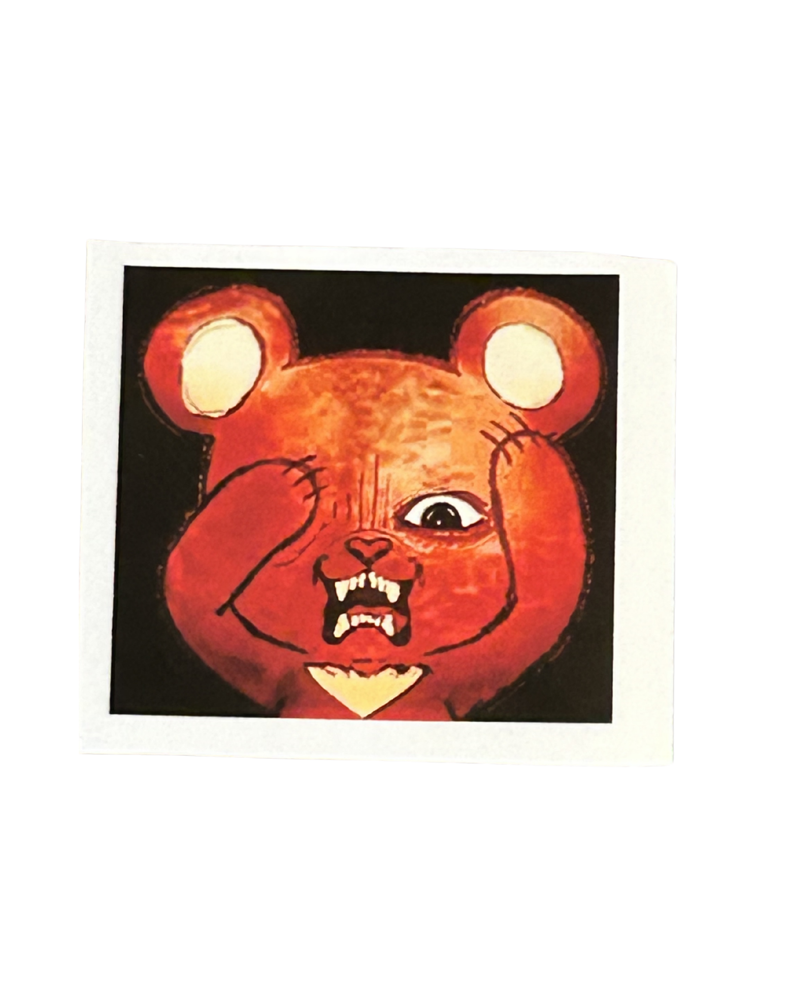 Bingo's Original Bear Art Design Signed Collectible Sticker