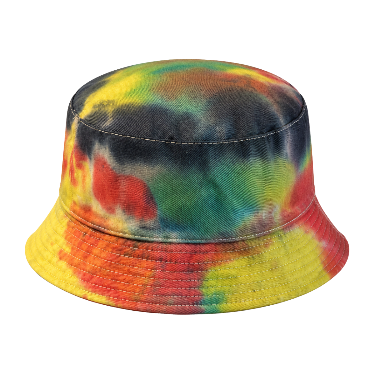 Electric Eclipse Hand-Dyed Cotton Bucket Hat