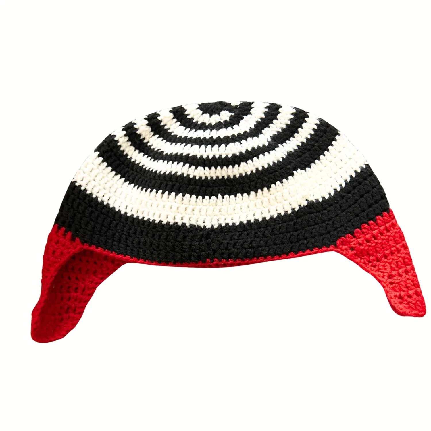 Bongo “I’m Just Kidding” Sweater-Inspired Crochet Earflap Hat