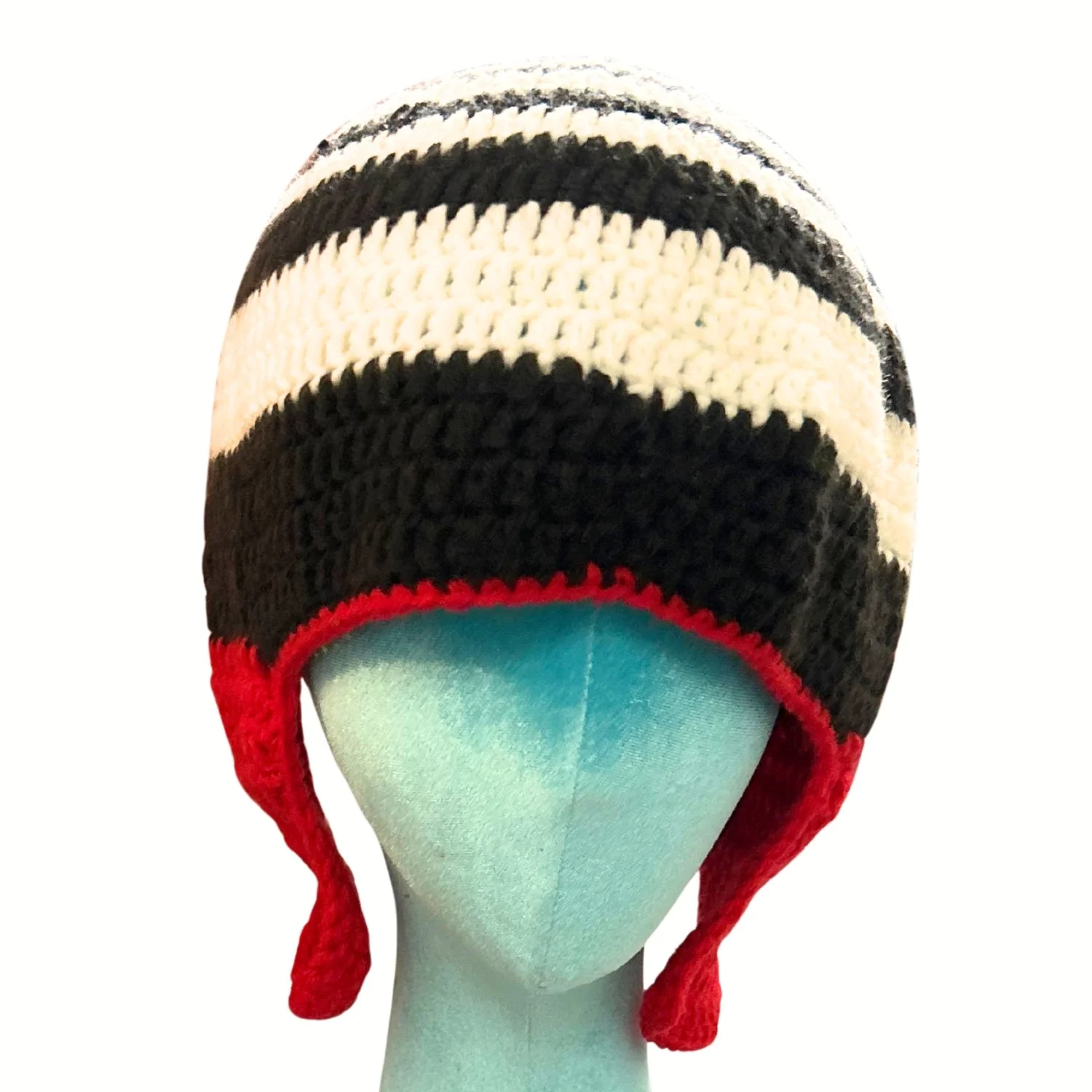 Bongo “I’m Just Kidding” Sweater-Inspired Crochet Earflap Hat