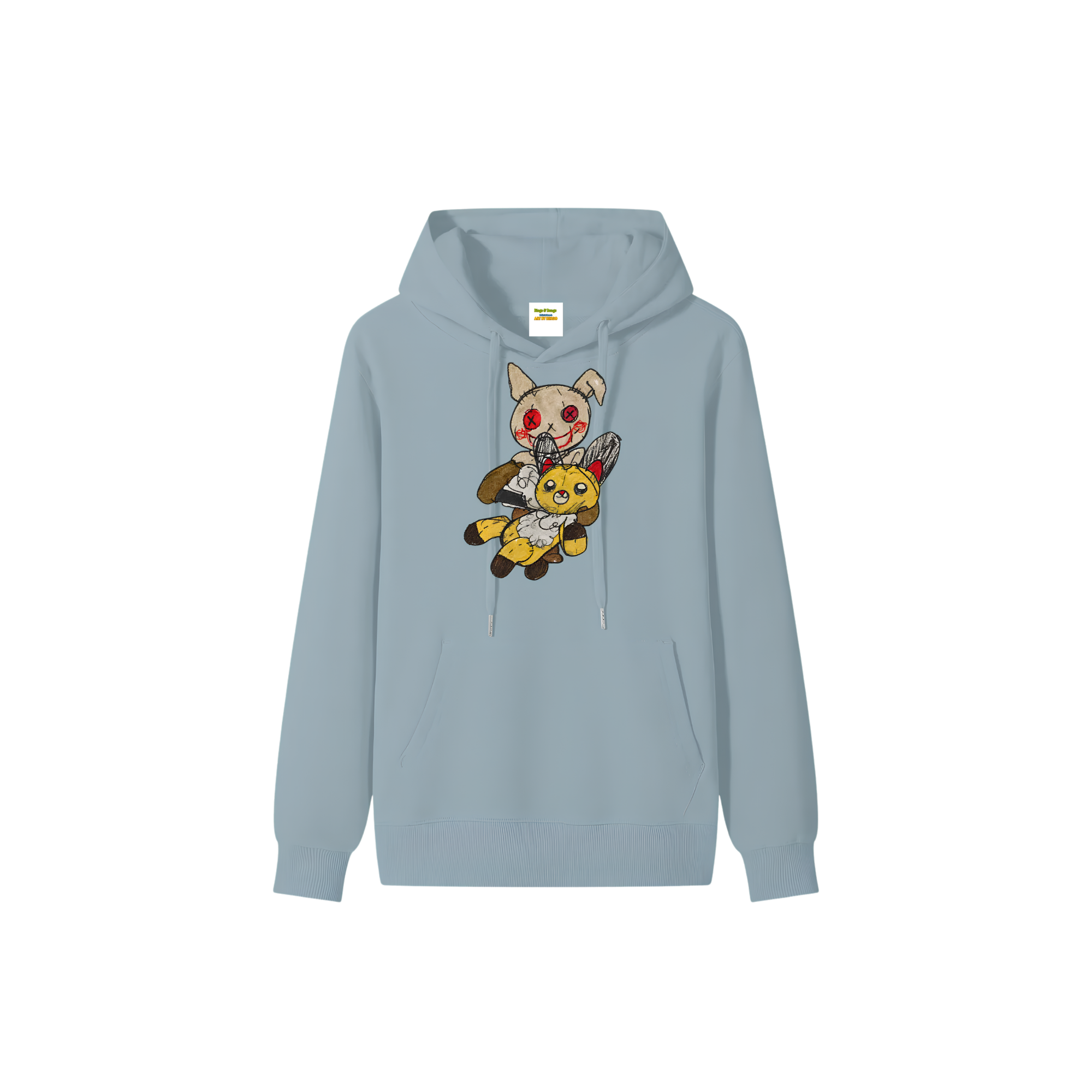 Bingo Original Art “Mischief & Mayhem” Graphic 100% Cotton Hoodie