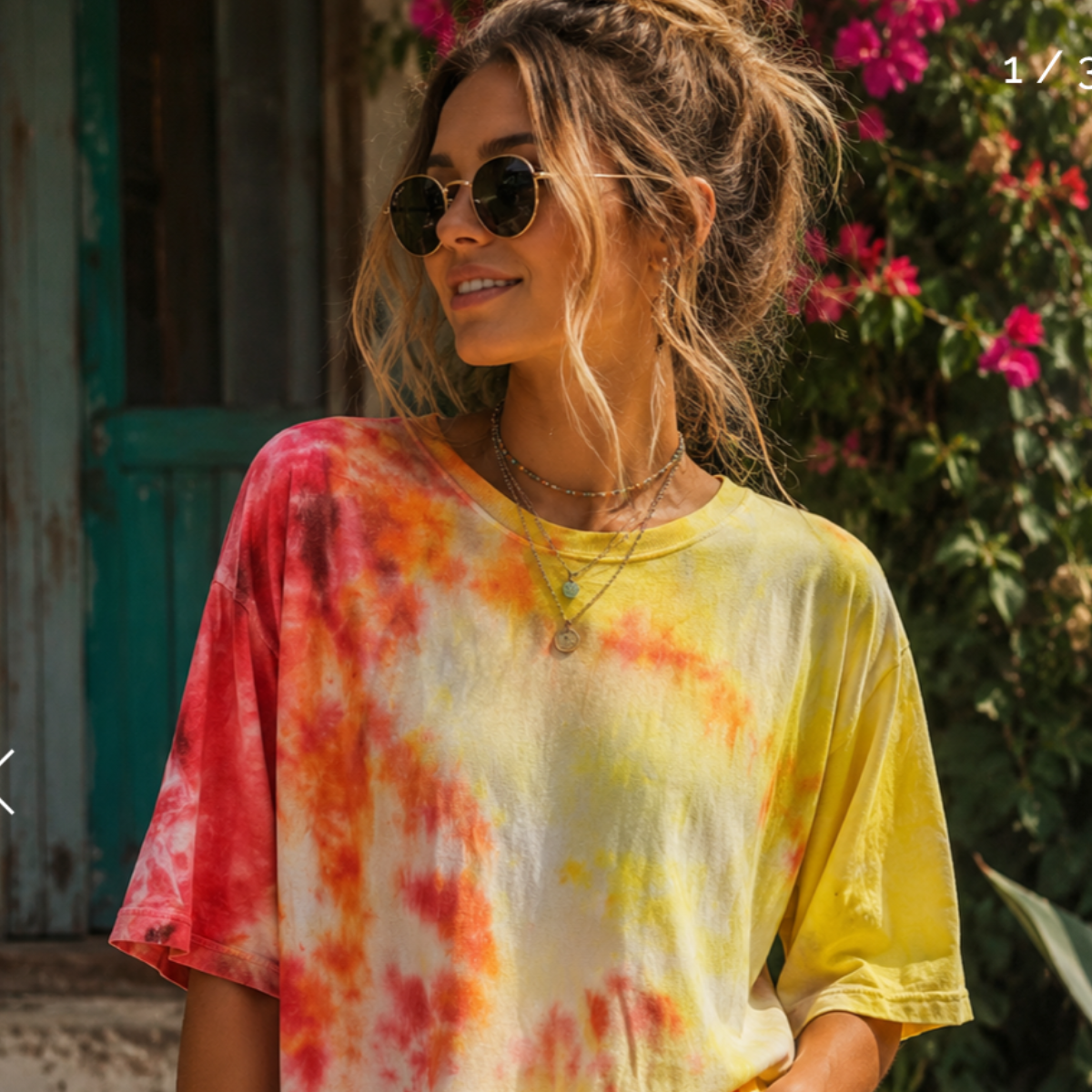 Bango's Sunshine Punch 100 % Cotton Tie-Dye Tee Size XL