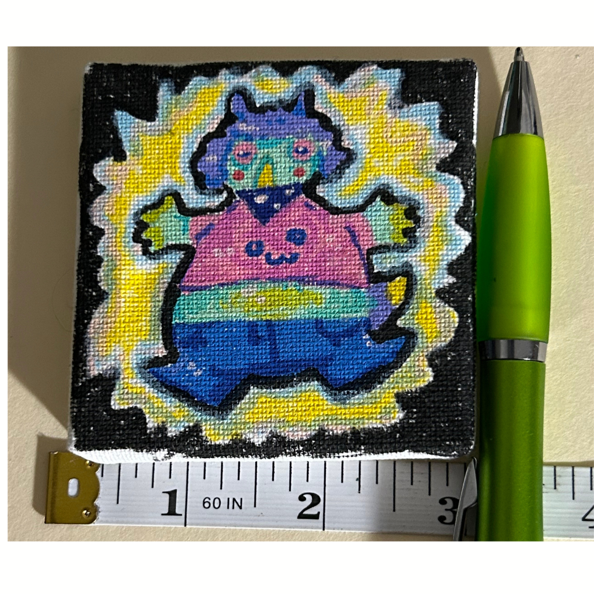 "Frox" Original Collectible Rare Art Character by Bongo Signed & Dated