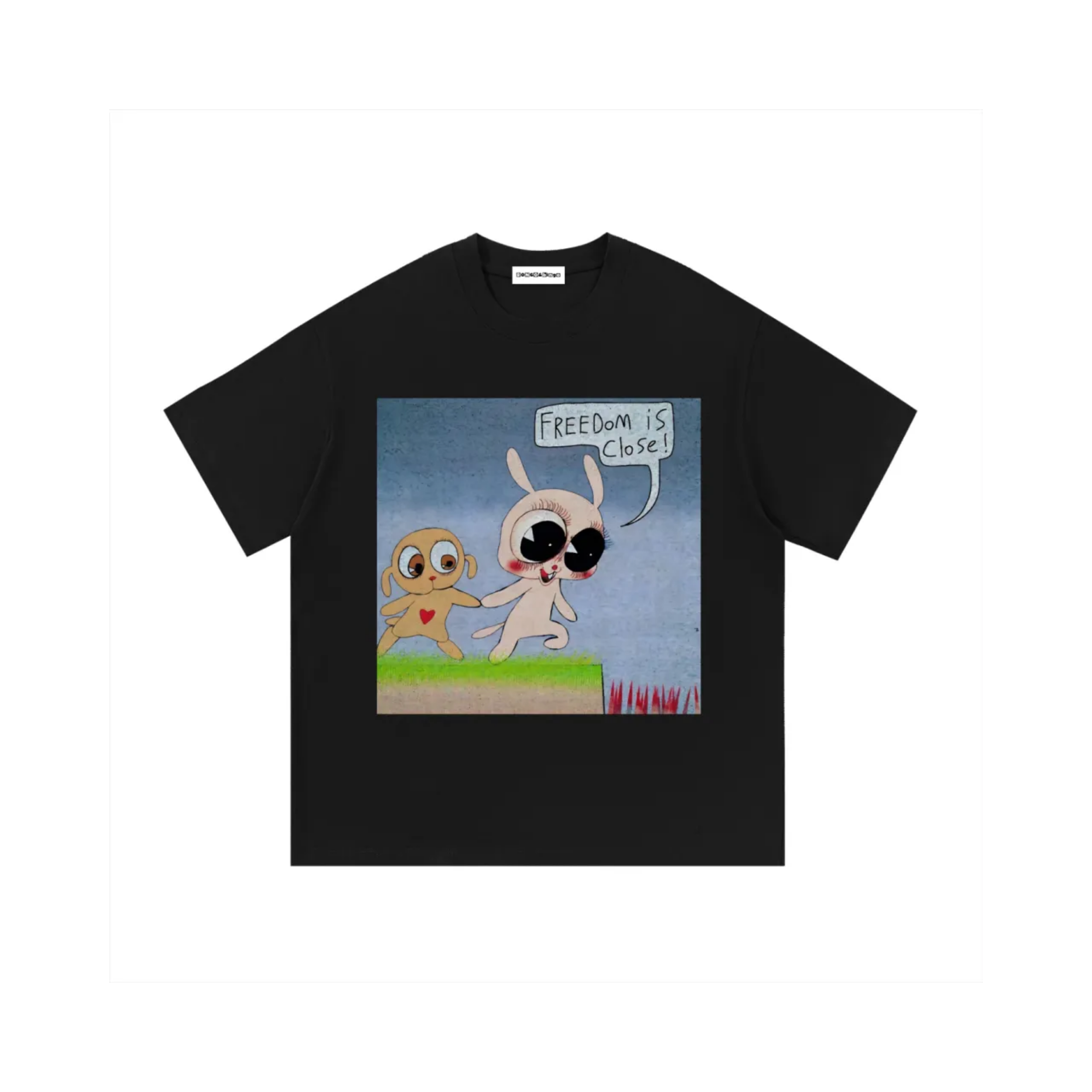 Freedom is Close Bingo Art Graphic Tee Limited Edition
